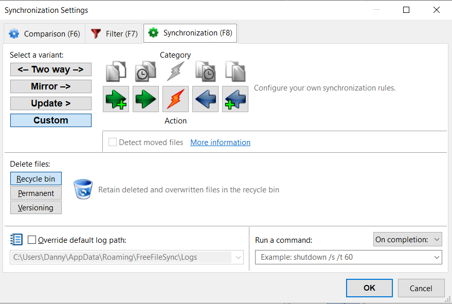 FFS - 3 - Synchronization settings.png