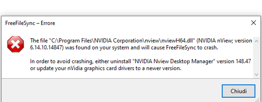 Error box picture