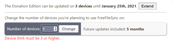 1 device, 5 months