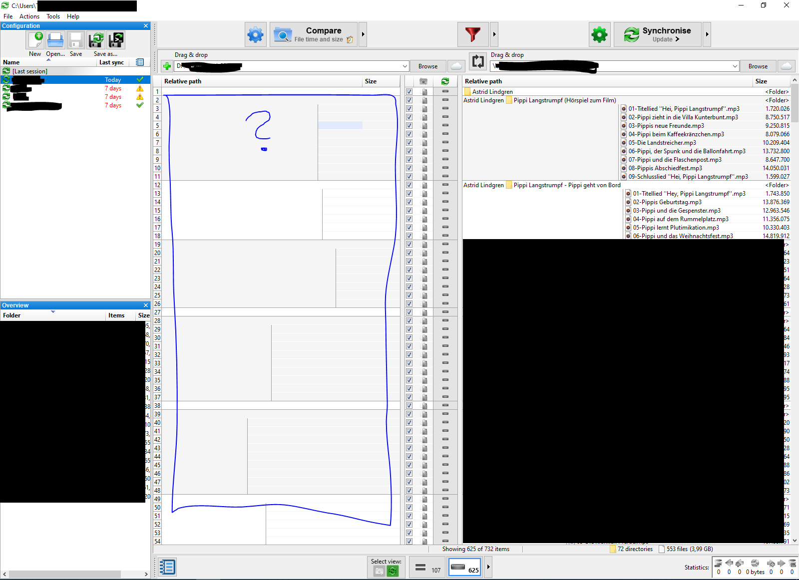 Screen shot shows the issue