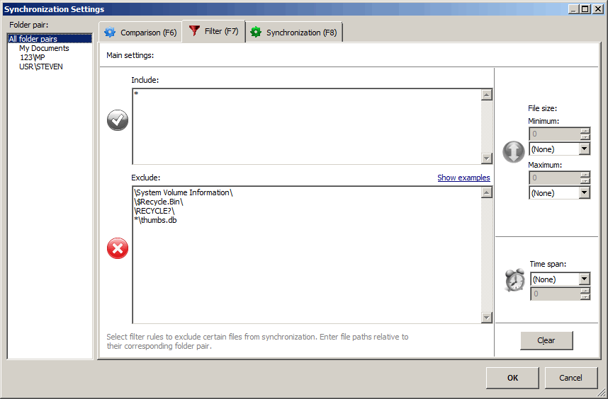 FreeFileSync Filters.png