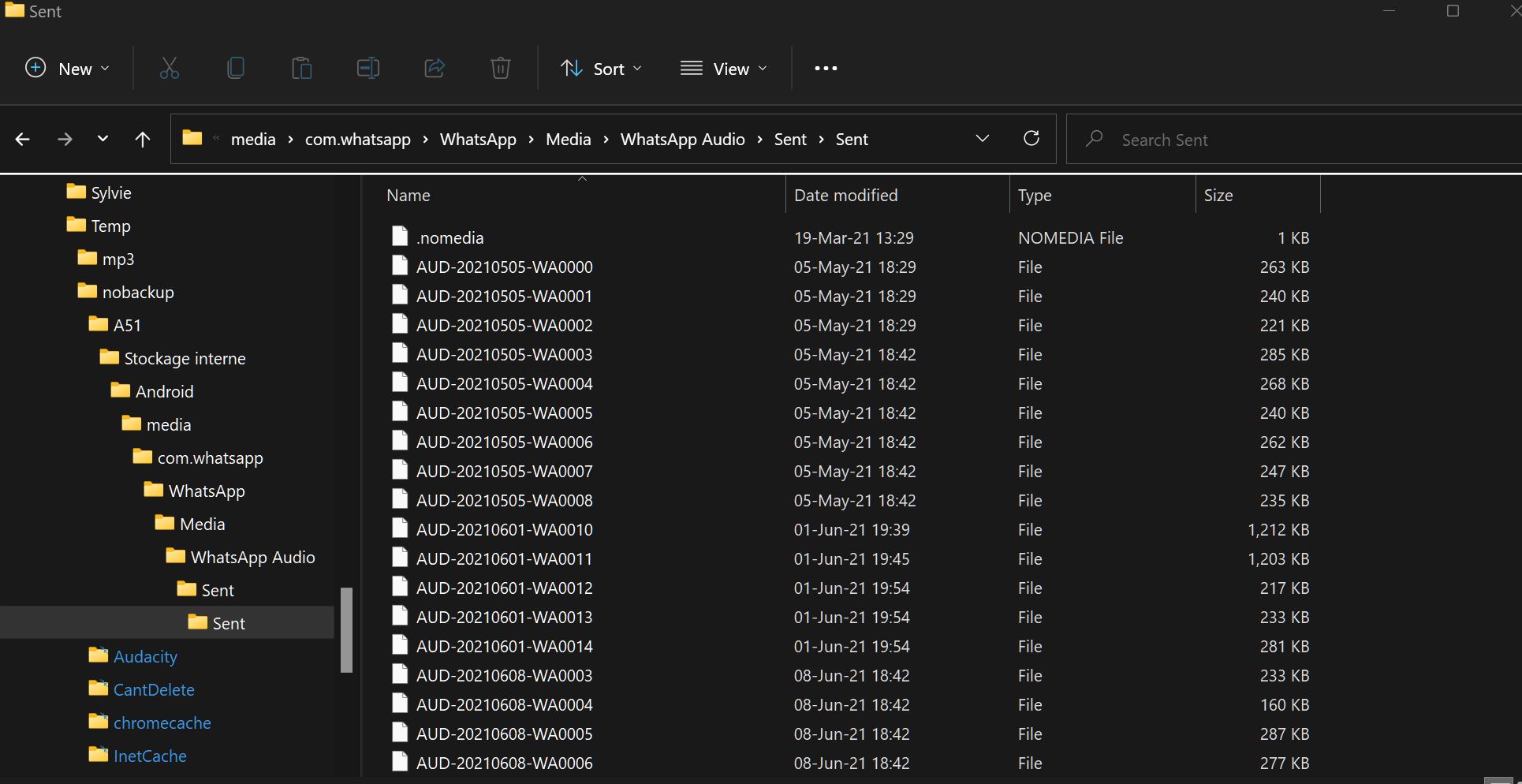 copy+paste backed up filenames