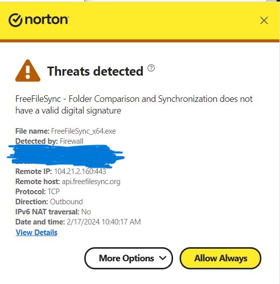 Free file sync error Screenshot .jpg
