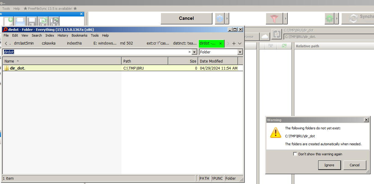 FFS cannot handle directory ending with DOT.png