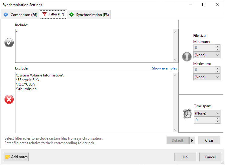 FreeFileSync Synchronization Settings.png