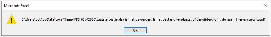 in Dutch, it says: 'file' not found, is it moved or deleted or name change?