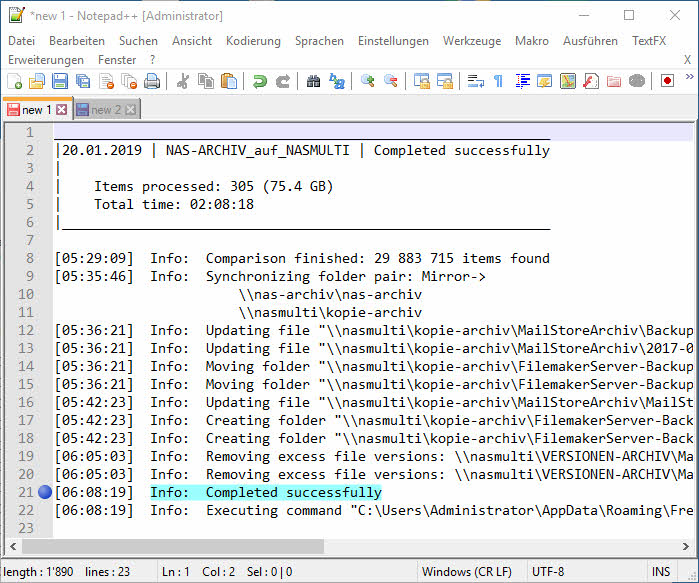 FFS1 missing 'Info Completed successfully'.jpg