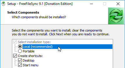 instal FreeFileSync 13.0