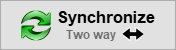 Press Synchronize to begin synchronization