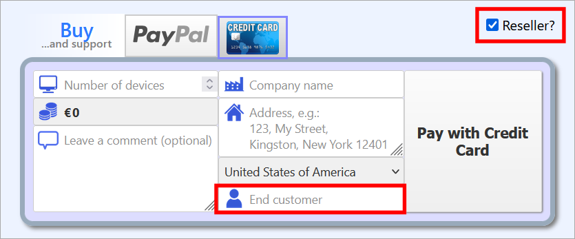 FreeFileSync [Business] checkout form